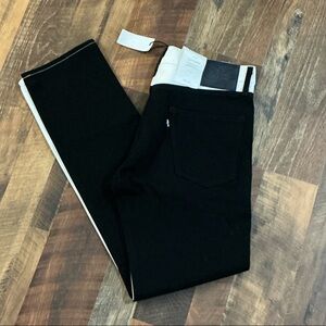 Levi's Made & Crafted 502 Taper Jeans Rodeo Collection Black and White 33x34 NWT